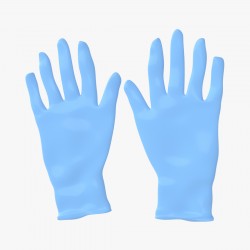 Blue Nitrile gloves