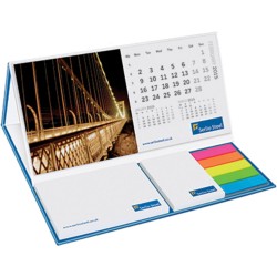 Eco Desk Calendar With Sticky Pads
