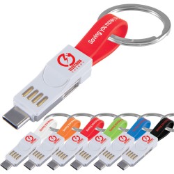 3 In 1 Keyring Charging Cable